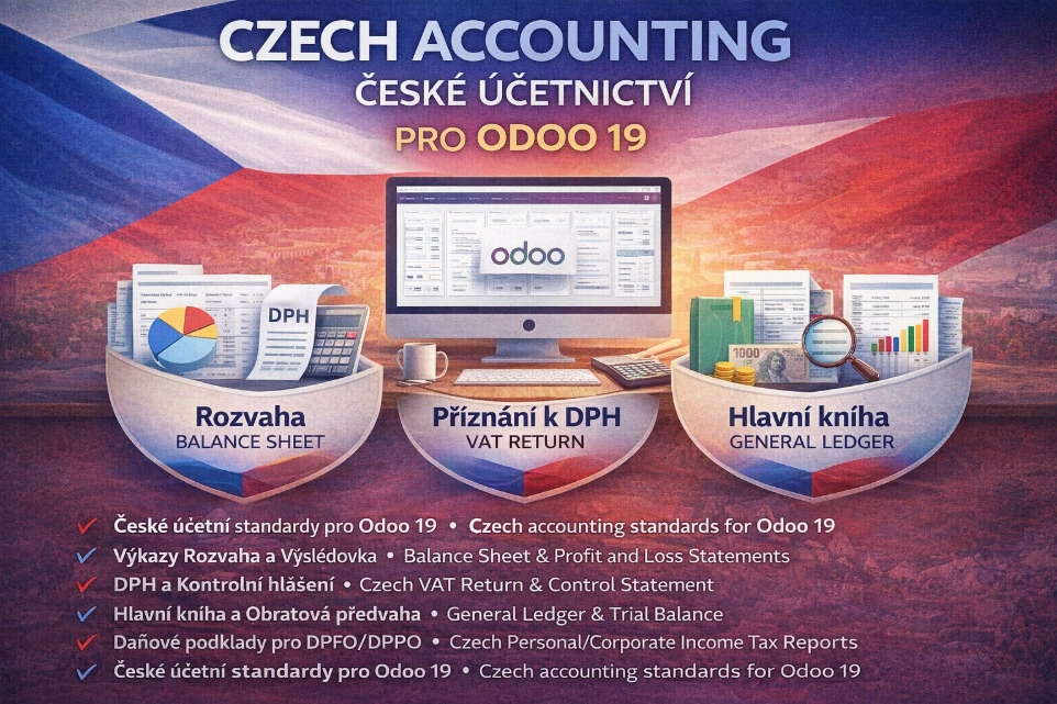 české učetnictví pro Odoo